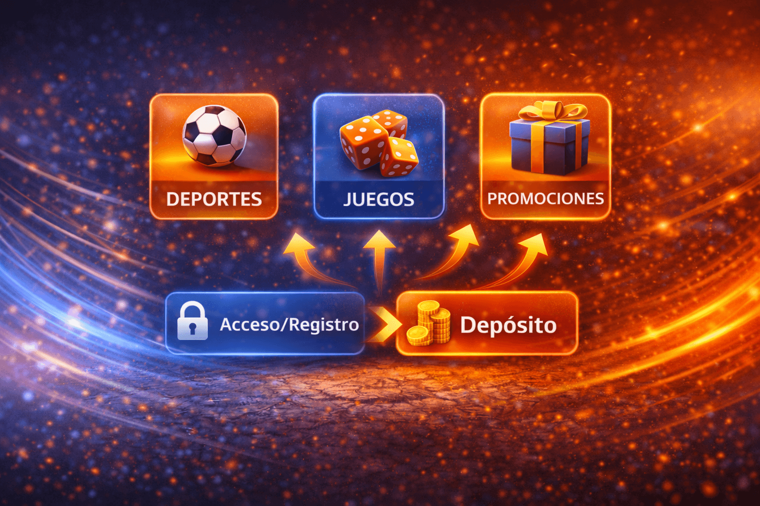 Imágenes: un esquema visual atractivo y muy práctico de los movimientos del usuario con los pasos a seguir para jugar 